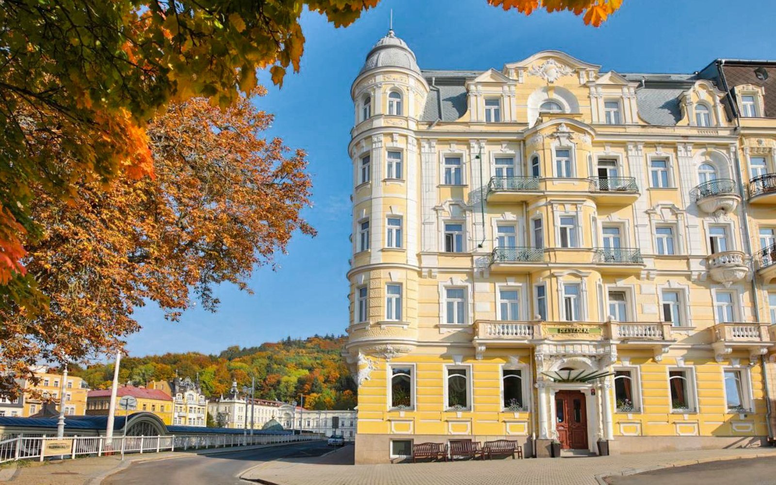 Mariánské Lázně pri Hlavnej kolonáde v Hoteli Belvedere Spa & Wellness **** s polpenziou a bazénom