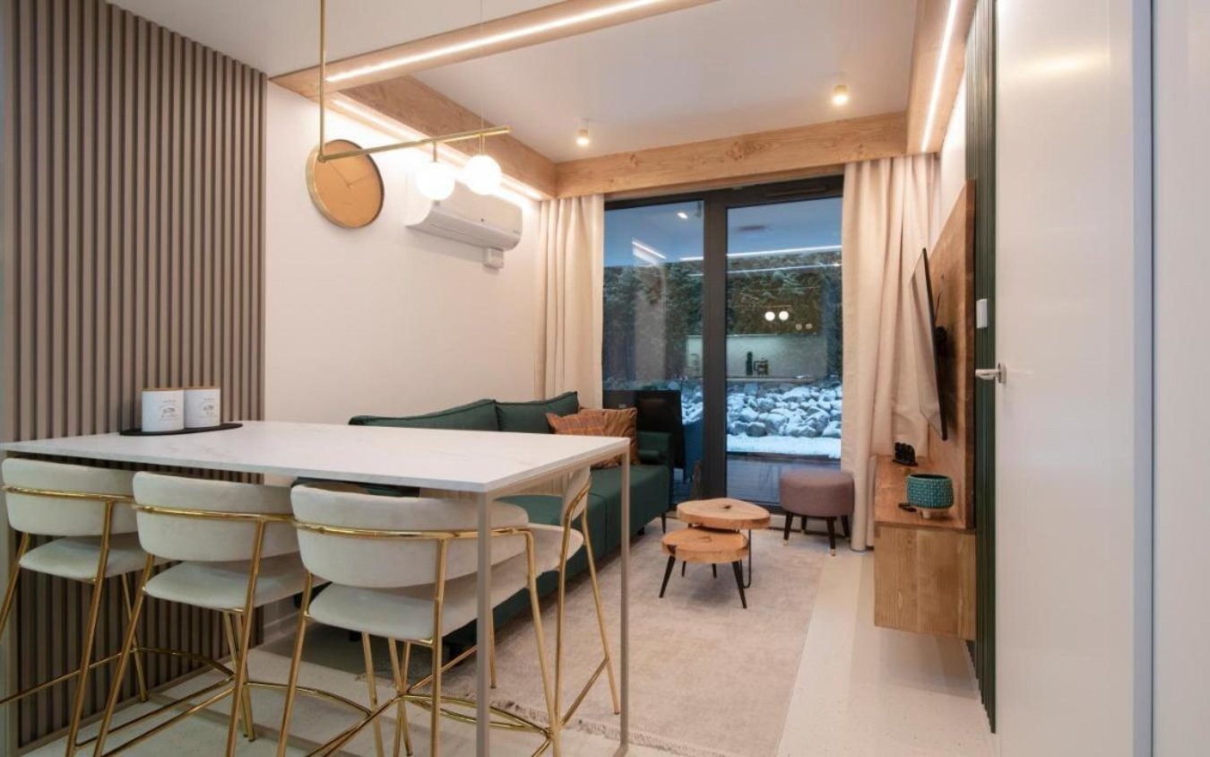 Poľské Beskydy 1 km od zjazdovky: Apartmány pre 4 osoby Sun & Snow Kalinowa *** s vybavenou kuchynkou + sauna