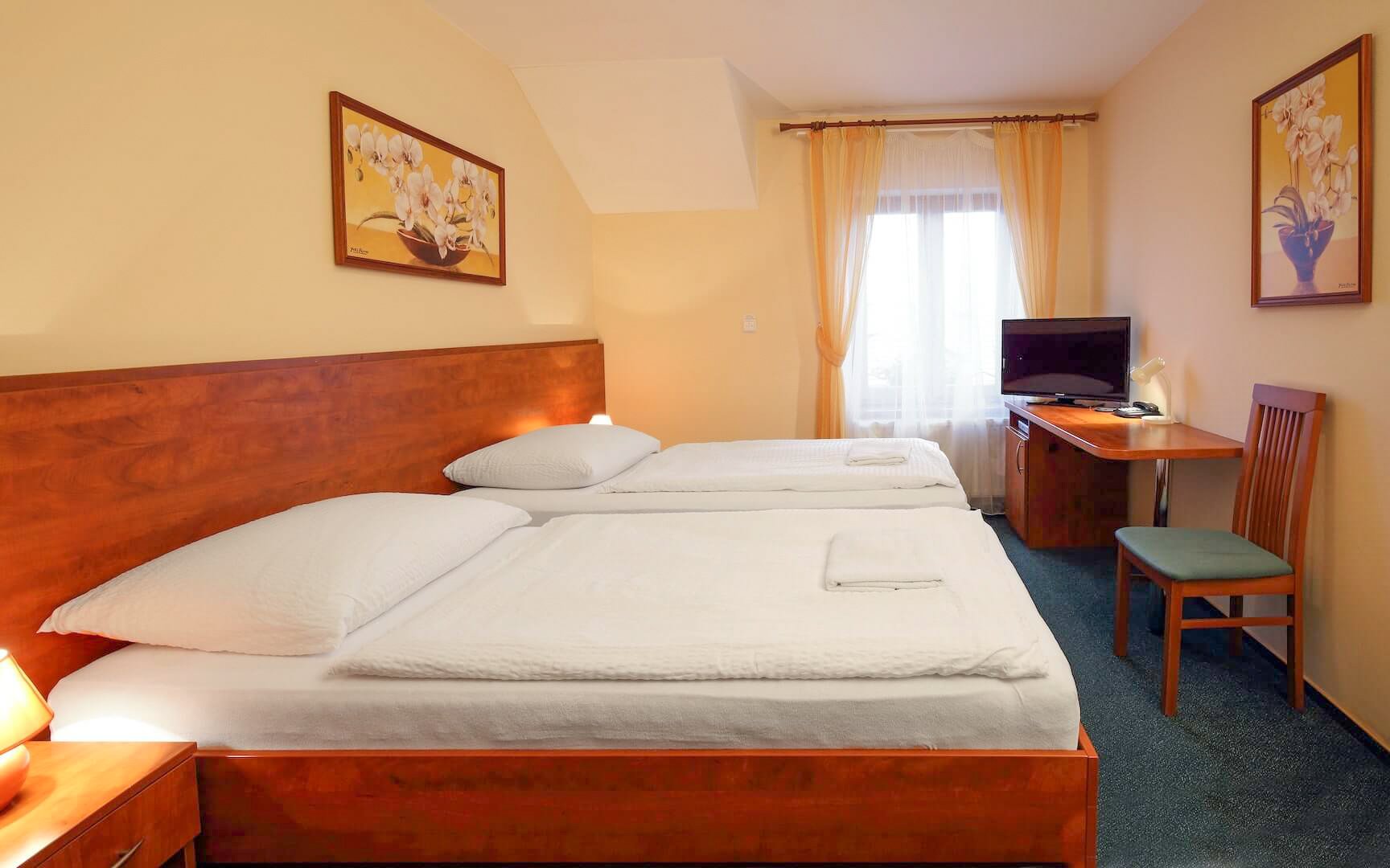 Plzeň pri centre, pivovare i historickom podzemí: Hotel Palace ***superior s raňajkami a zľavou do reštaurácie<br/>Hotel Palace ***superior, Na Roudné 278/23, Plzeň 30100, info@hotelpp.cz