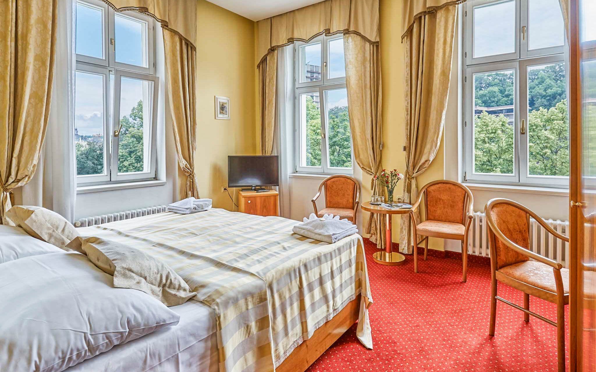 Karlove Vary v Park Spa Hoteli Sirius **** so vstupom do Alžbětiných lázní a sauny + plná penzia a 5 procedúr