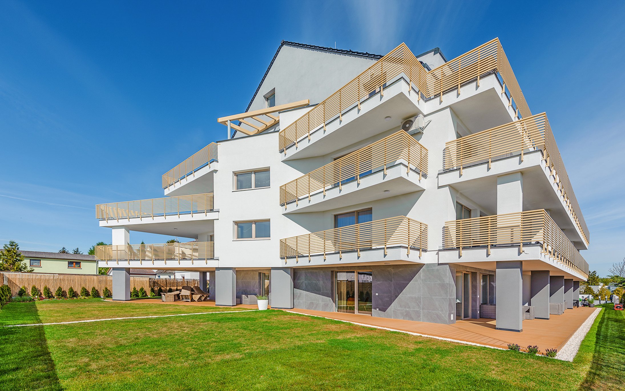 Baltské more len 350 m od pláže: Štýlové apartmány Sun & Snow GEA ECO pre 4 osoby s terasou a fitness centrom<br/>Apartamenty Sun & Snow GEA ECO, Wschodnia 2, Sianożęty 78-111, rezerwacja@sunandsnow.pl