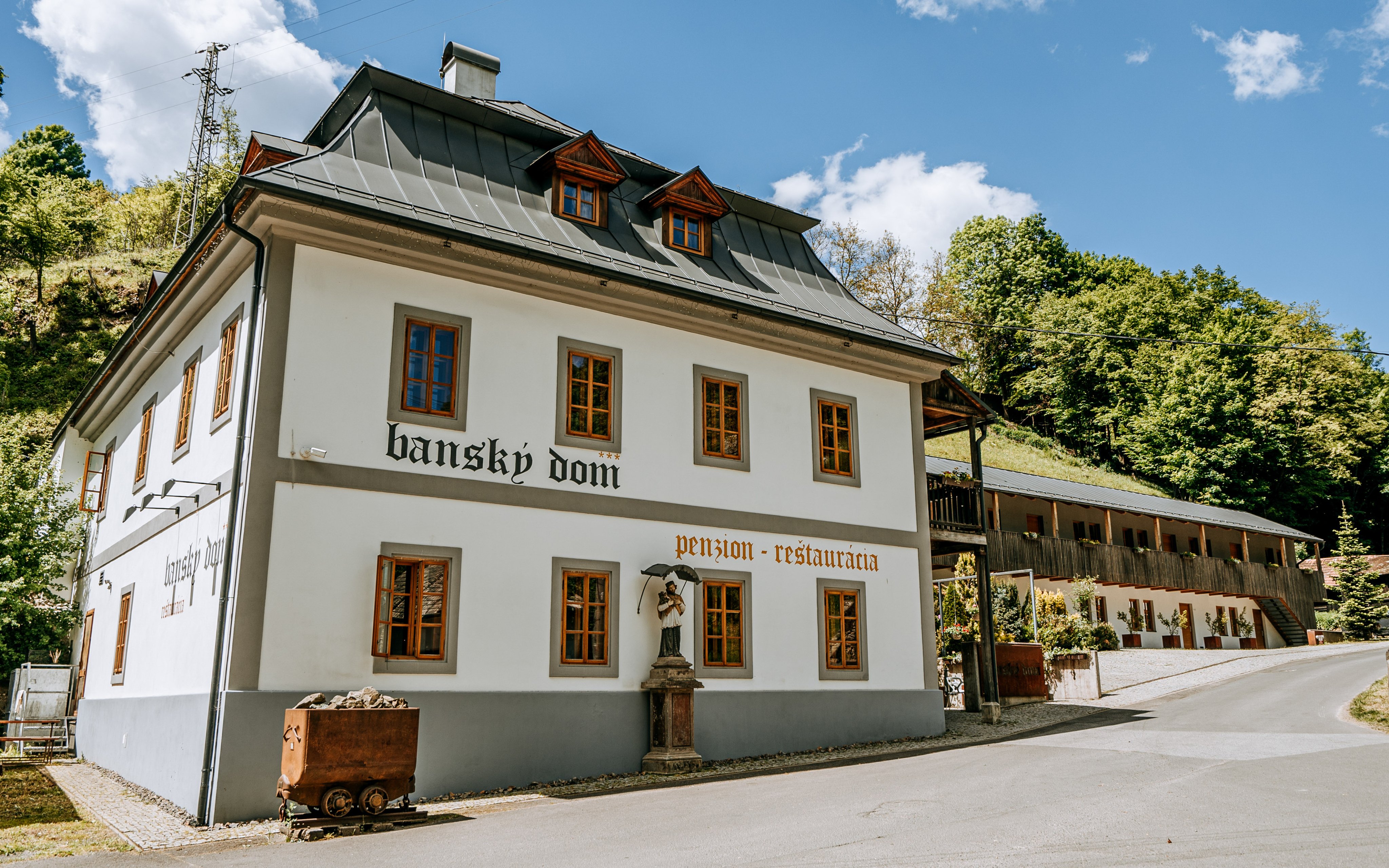 Banská Štiavnica: Dovolenka v Penzióne Banský Dom *** s polpenziou a vstupom do wellness (vírivka, 2 sauny)<br/>Banský Dom ***, Hodruša Hámre č. 579, Hondruša - Hámre 966 61, recepcia@banskydom.sk