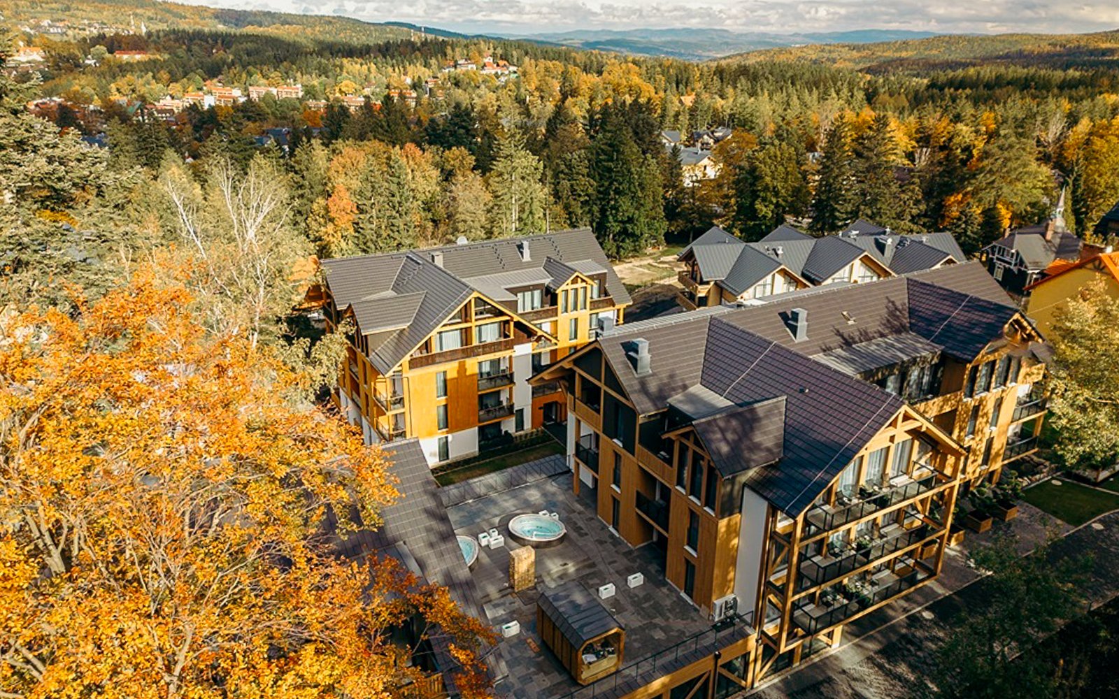 Szklarska Poręba luxusne v apartmáne so saunou: Rezydencja Aqua s raňajkami a wellness + soľná jaskyňa a herne