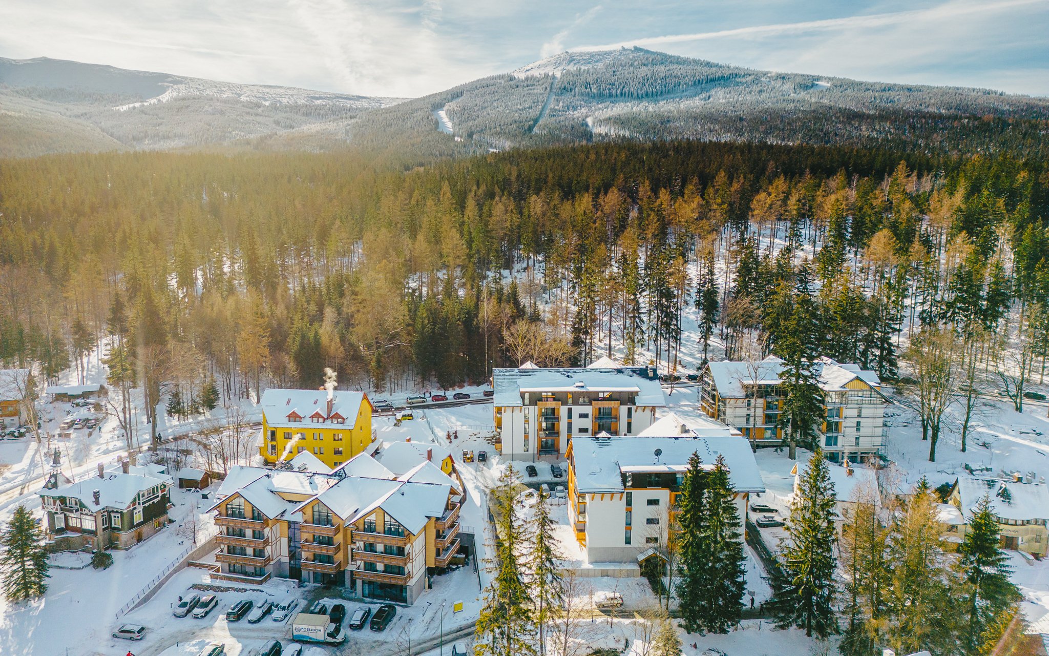 Szklarska Poręba pri skiareáloch v apartmáne so saunou: Rezydencja Aqua s raňajkami a wellness + soľná jaskyňa