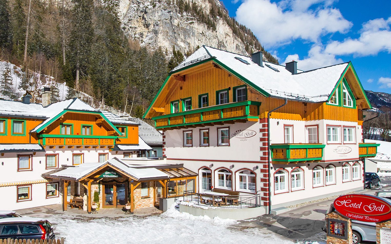 Salzbursko pri ski areáloch v Hoteli Gell *** s raňajkami/polpenziou/all inclusive + neobmedzené wellness