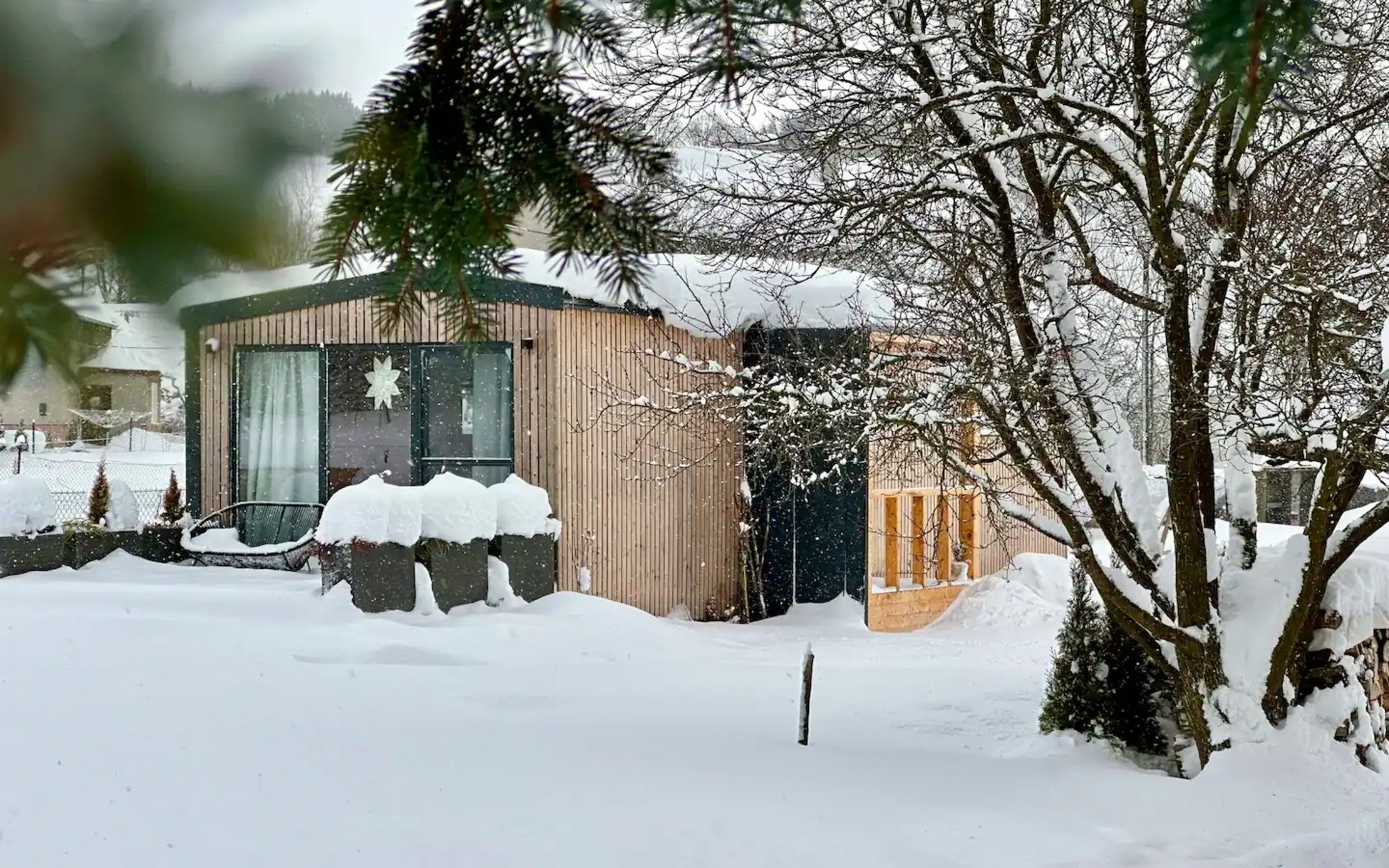 Liptov: Nevšedný pobyt v Bungalov & Tinyhouse na liptovskom vidieku s raňajkovým košíkom + fínska sauna